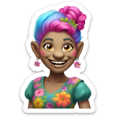 Poppy Trolls sticker