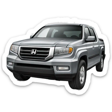 Silver 2009 Honda ridgeline sticker