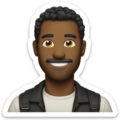 good looking man sticker