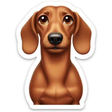 wiener dog sticker