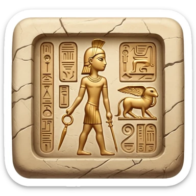 hieroglyph sticker
