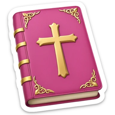 Pink bible  sticker