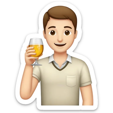 Drinking alcohol  sticker