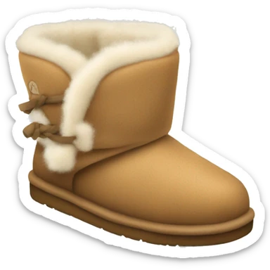 cozy ugg slippers sticker