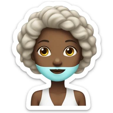 Spa day girl sticker