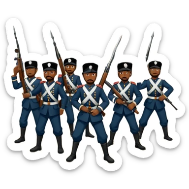 Zanzibar War perfect image in professional look sticker