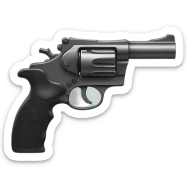 un pistolet qui tire une balle sticker
