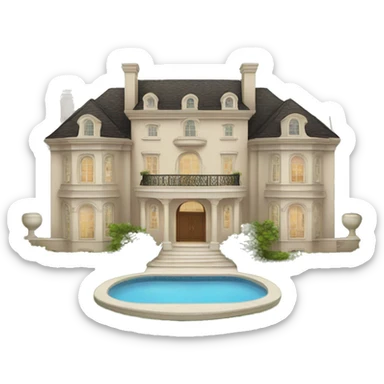 luxurious mansion sticker