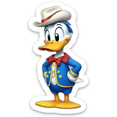 Donald Duck sticker