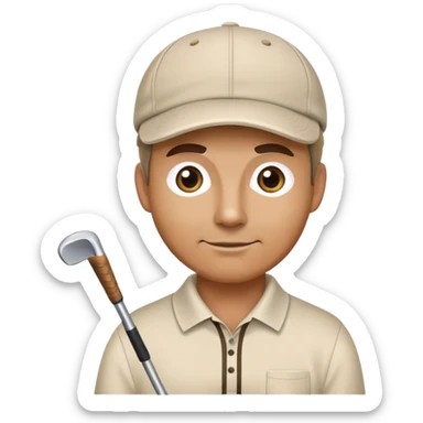 pastor golfer sticker