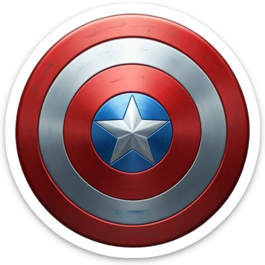 captain america shield sticker