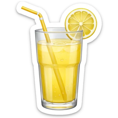 basic lemonade in tumbler sticker