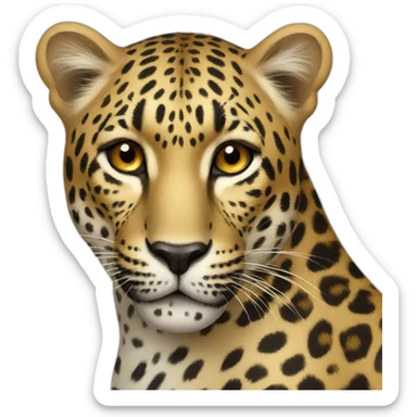 leopard sticker