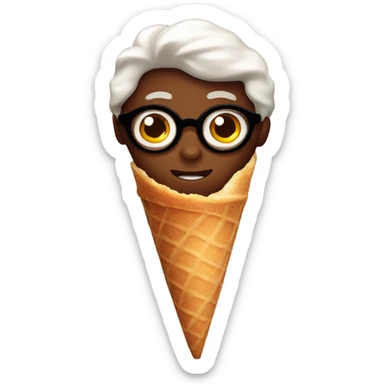 harry potter eating chocolate cone sticker