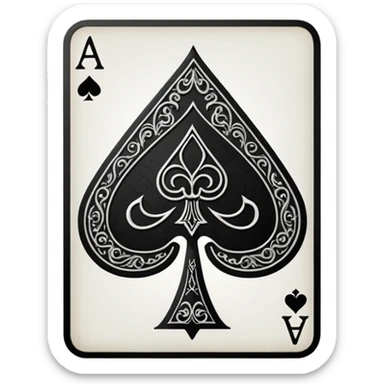 ace of spades sticker
