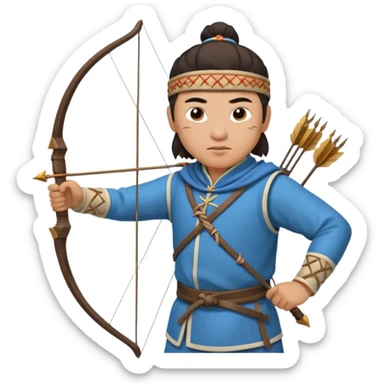 Mongol Archer  sticker