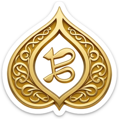 The Iranian symbol of Forohar sticker