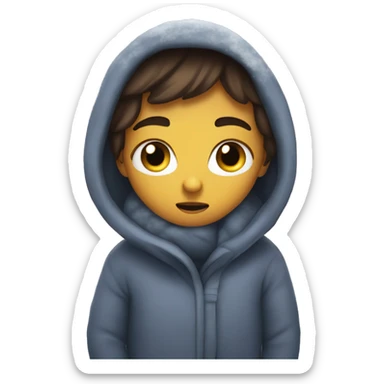 Me being cold sticker