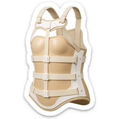 Busto Ortopedico senza sfondo sticker