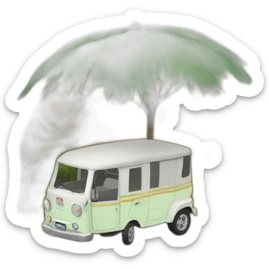 Tuk Tuk of Raya Film sticker