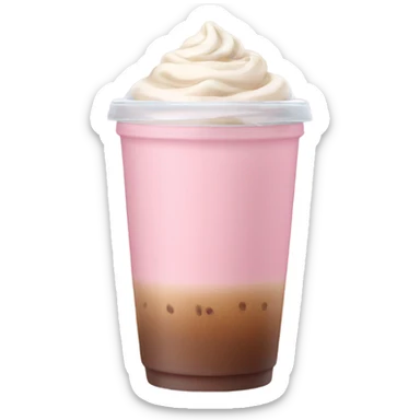 Ice coffee pink sticker