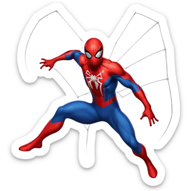 Spider-Man superhero sticker