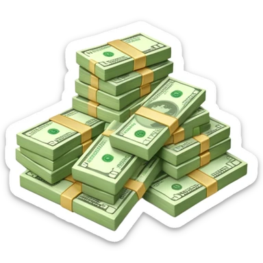 Millions dollars  sticker