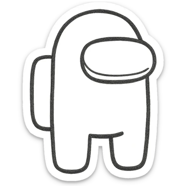 Amogus emoji sticker