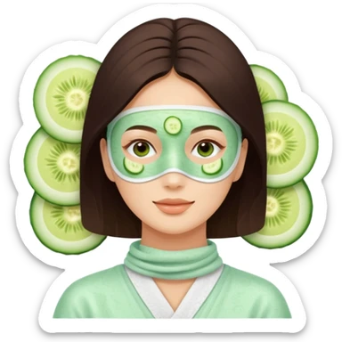 Cute spa day  sticker