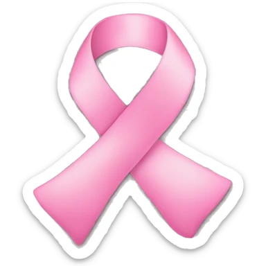 Breast cancer ribbon small sticker