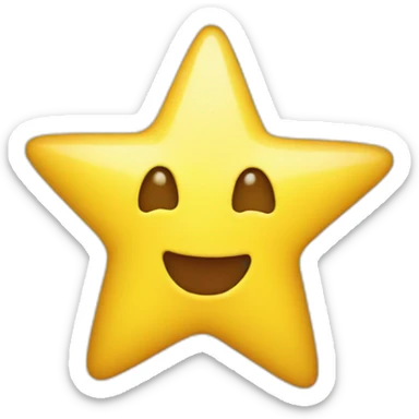 Yellow Star Snapchat sticker