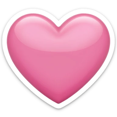 pink heart sticker