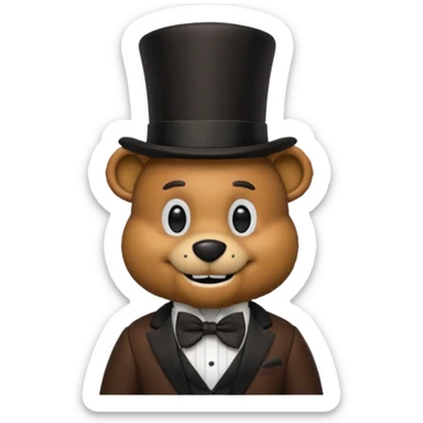Freddy fazbear sticker