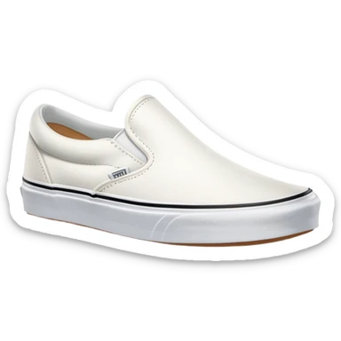 White slip on vans sticker