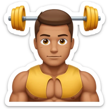 shoulders muscle emoji sticker
