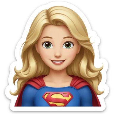 Sexy Supergirl sticker