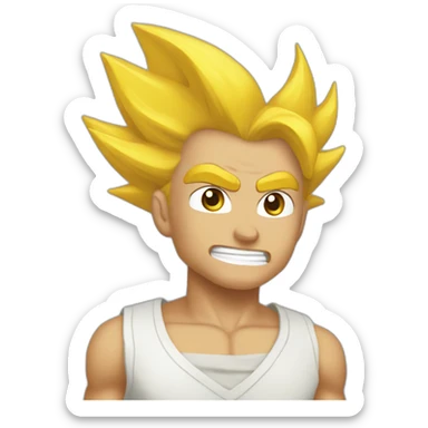 Super sayan sticker