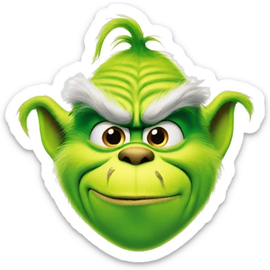 The grinch sticker