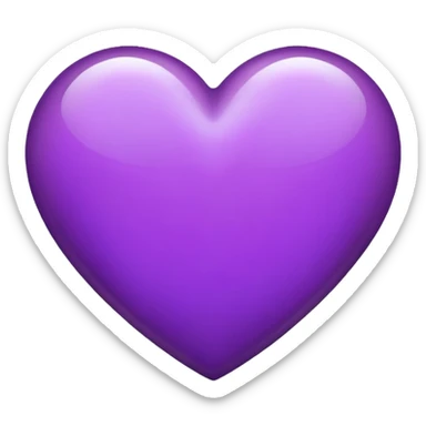 Purple heart sticker