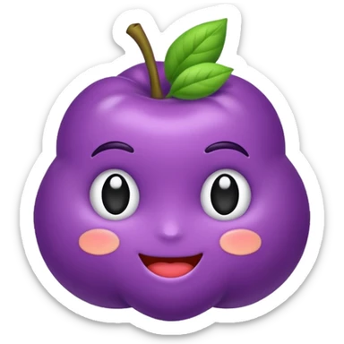 Hace la fruta higo sticker