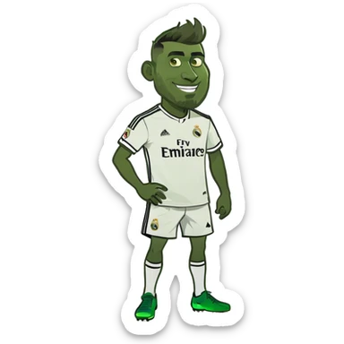 ￼ football player Real Madrid ￼￼ sticker