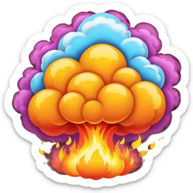 Explosions sticker