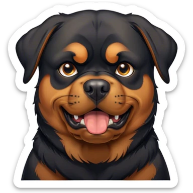 Angry Rottweiler  sticker