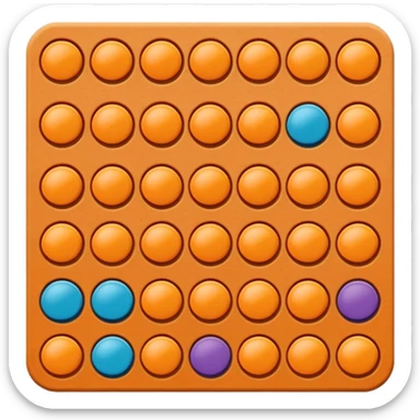 board game orange sticker