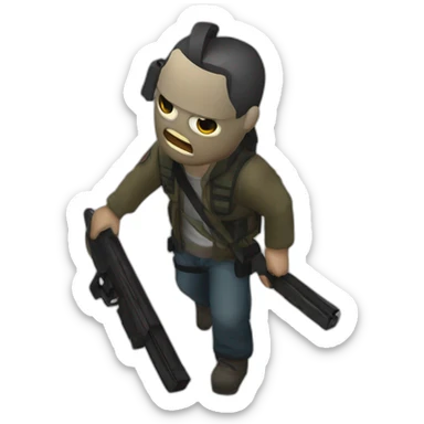 l4d2 infected charger character sticker