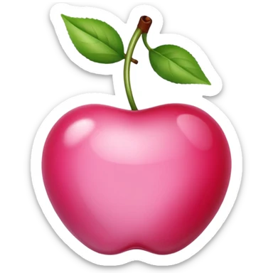 Pink cherries sticker