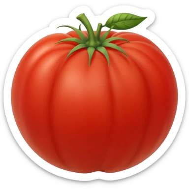 fruits basket in tomato sticker