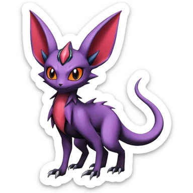 Salandit-Noivern-Espeon-Hybrid (Full body) sticker
