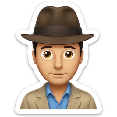 a know-it-all man from naples sticker