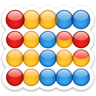 circle shapes sticker